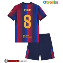 Otroške Nogometnih dresov Barcelona Pedri Gonzalez #8 Domači 2026-27 Kratki rokavi (+ hlače)